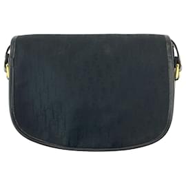 Christian Dior-Christian Dior Vintage Trotter Shoulder Bag-Black