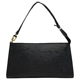 Louis Vuitton-Louis Vuitton Epi Accessory Pouch Handbag-Black