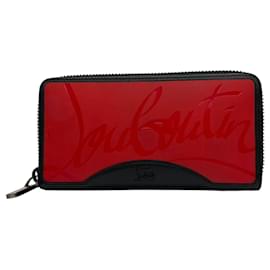 Christian Louboutin-Christian Louboutin Red Leather Long Wallet-Red