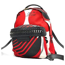 Stella Mc Cartney Stella McCartney Falabella Backpack Black Red