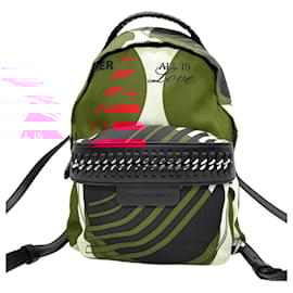 Stella Mc Cartney-Stella McCartney Falabella Backpack-Black,Red