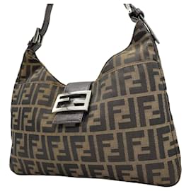 Fendi-Fendi Mamma Bucket Handbag-Brown