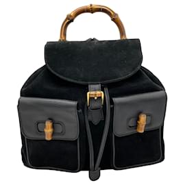 Gucci-Gucci Bamboo Backpack-Black