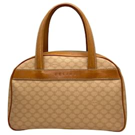 Céline-Celine Macadam Handbag-Brown,Beige