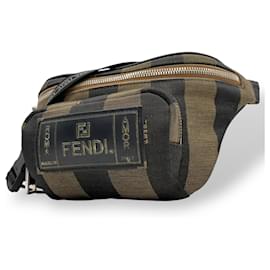 Fendi-Fendi Pecan Body Bag-Black,Khaki