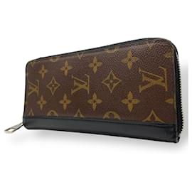 Louis Vuitton-Louis Vuitton Long Wallet Monogram Macassar-Brown,Black,Monogram