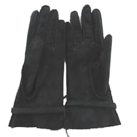 Gucci-Gucci Tom Ford Mouton Women's Gloves-Black