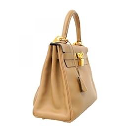 Hermès-Hermes Kelly 28 Handbag in Beige Deweymar-Other