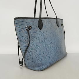 Louis Vuitton-Louis Vuitton Epi Denim Neverfull MM Tote Bag-Other