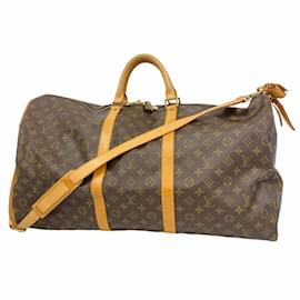 Louis Vuitton-Louis Vuitton Boston Bag Monogram Keepall Bandouliere 60-Brown