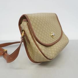 Céline-Celine Shoulder Bag Macadam Beige Light Brown-Beige,Light brown