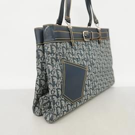 Christian Dior-Christian Dior Navy Tote Bag-Navy blue