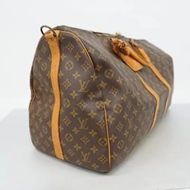 Louis Vuitton-Louis Vuitton Monogram Keepall Bandouliere 60-Brown