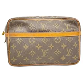 Louis Vuitton-Louis Vuitton Monogram Compiegne 23 Clutch Bag-Brown