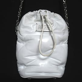 Maison Martin Margiela-Maison Margiela Glam Slam Chain Shoulder Bag-White