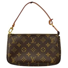 Louis Vuitton-Louis Vuitton Monogram Pochette Accessory Pouch-Brown