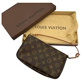 Louis Vuitton-Louis Vuitton Monogram Pochette Accessory Pouch-Brown