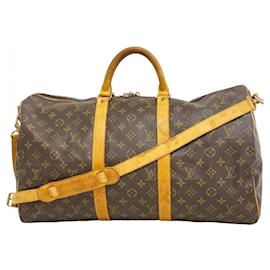 Louis Vuitton-Louis Vuitton Boston Bag Monogram Keepall Bandouliere 50-Brown