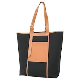 Hermès-Hermes Etrivier Pocket Tote Bag-Brown,Black