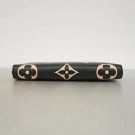 Louis Vuitton-Louis Vuitton Long Wallet Monogram Empreinte Bicolor-Black,Beige