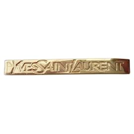 Yves Saint Laurent-Excellent condition & certified gold plated-Golden,Gold hardware