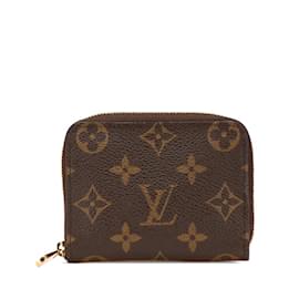 Louis Vuitton-Louis Vuitton Monogram Zippy Coin Purse-Brown