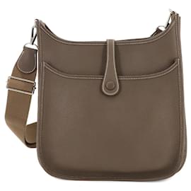 Hermès-Hermes Evelyne 3 PM Shoulder Bag-Taupe