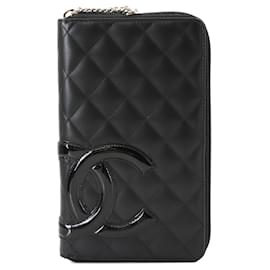 Chanel-Chanel Cambon Line Long Wallet-Black
