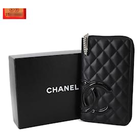 Chanel-Chanel Cambon Line Long Wallet-Black