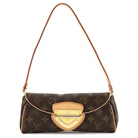 Louis Vuitton-Louis Vuitton Monogram Pochette Beverly Shoulder Bag-Brown,Monogram