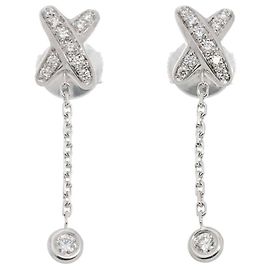 CHAUMET Jeu de Liens Diamant Ohrringe Golden