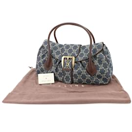 Céline-Celine Macadam Handbag-Brown,Blue