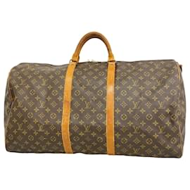 Louis Vuitton-Louis Vuitton Boston Bag Monogram Keepall Bandouliere 60-Brown
