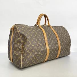 Louis Vuitton-Louis Vuitton Boston Bag Monogram Keepall Bandouliere 60-Brown