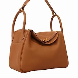 Hermès-Hermes Shoulder Bag Lindy 30 in Gold-Golden