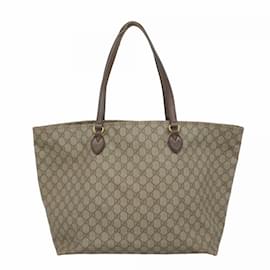 Gucci-Gucci Tote Bag GG Supreme 547974-Brown