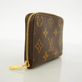 Louis Vuitton-Louis Vuitton Monogram Zippy Coin Purse-Brown