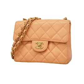 Chanel-Chanel Mini Matelasse Shoulder Bag-Pink