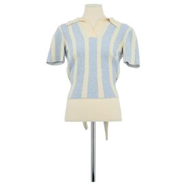 Jacquemus Camiseta de algodón azul Azul