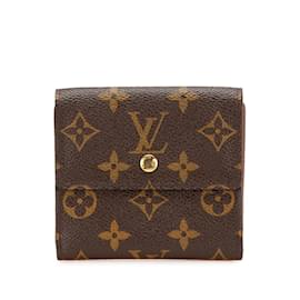 Louis Vuitton-Louis Vuitton Monogram Bi-fold Wallet-Brown,Monogram