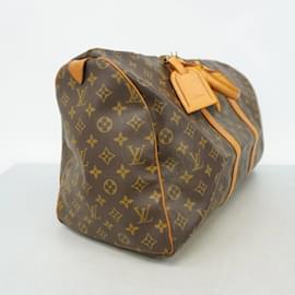 Louis Vuitton-Louis Vuitton Monogram Keepall 50 Boston Bag-Brown