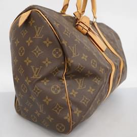 Louis Vuitton-Louis Vuitton Boston Bag Monogram Keepall 45-Brown