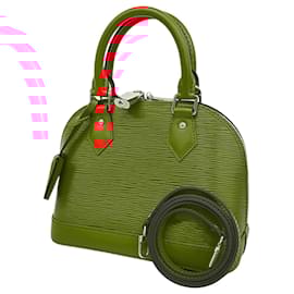 Louis Vuitton-Louis Vuitton Epi Alma BB Handbag-Red
