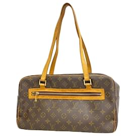 Louis Vuitton-Louis Vuitton Monogram Cite GM Shoulder Bag-Brown