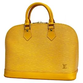 Louis Vuitton-Louis Vuitton Epi Alma Handbag in Jaune-Yellow