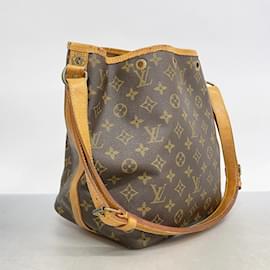 Louis Vuitton-Louis Vuitton Monogram Petit Noe Shoulder Bag-Brown