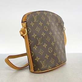 Louis Vuitton-Louis Vuitton Monogram Drouot Shoulder Bag-Brown