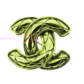 Chanel-Chanel Gold Plated Brooch-Golden