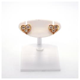 Tiffany & Co-Tiffany 18K Pink Gold Diamond Stud Earrings-Other