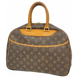 Louis Vuitton-Louis Vuitton Monogram Deauville Handbag-Brown